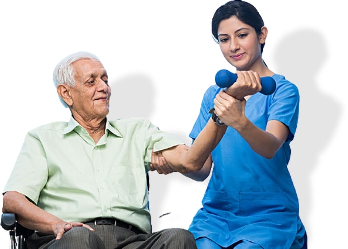 Dr. Jahnvi treating a patient